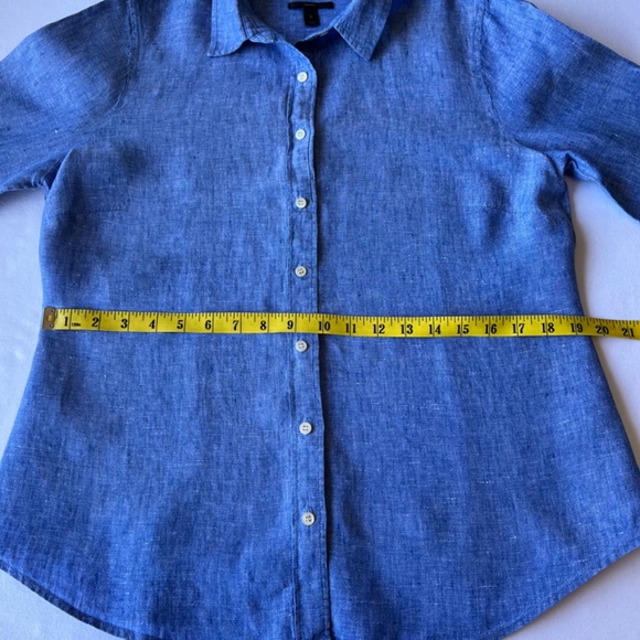 Baird McNutt for J. Crew Irish Linen Perfect Slim Fit button down shirt - Picture 6 of 12